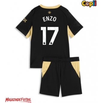 Manchester City Enzo Fernandez #17 Echipament de Fotbal Replică 2026-27 Copii Deplasare (+ Șorturi)